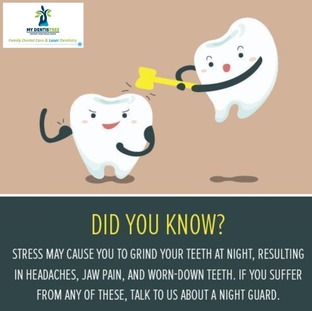 stress and grinding teeth